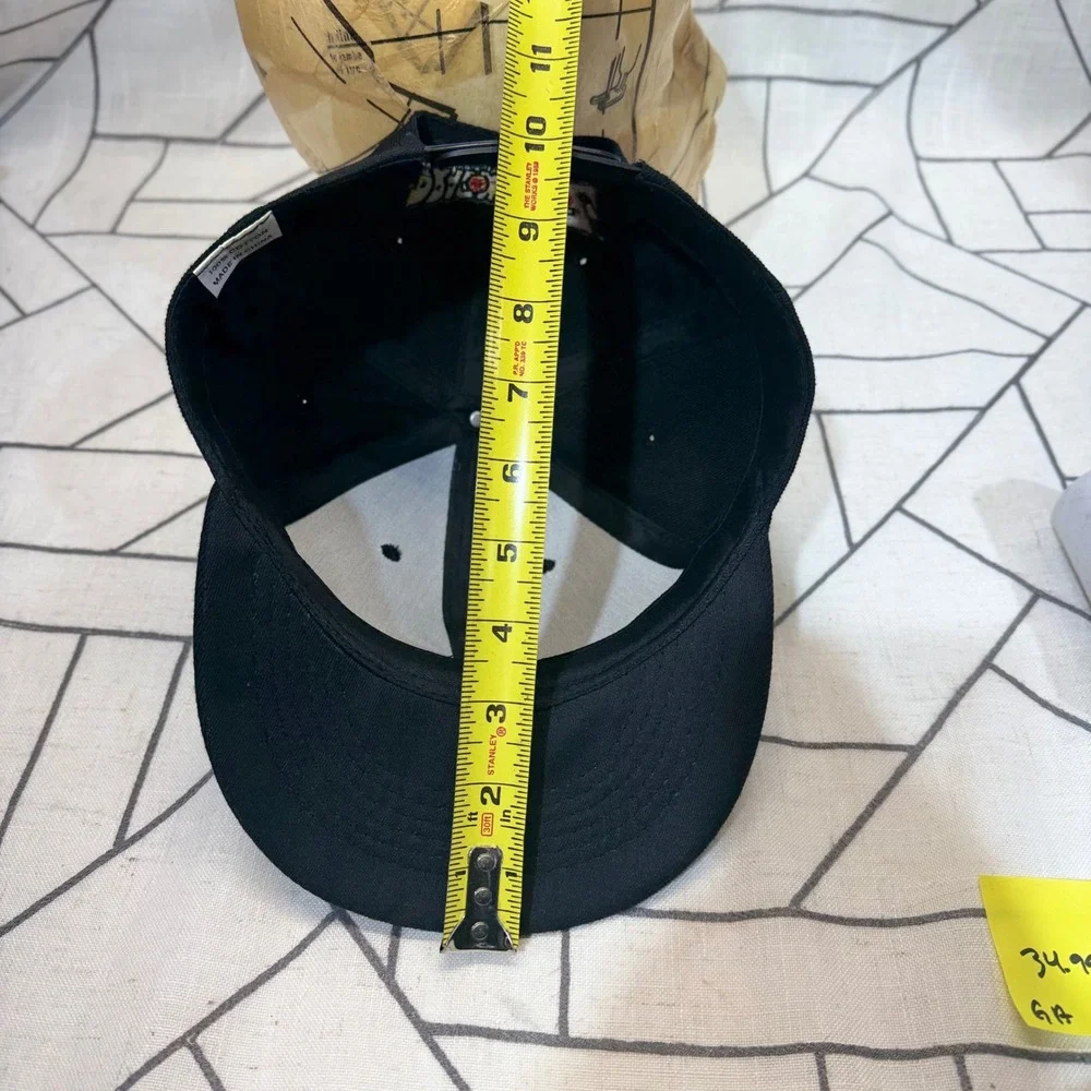 Dragon Ball Z Snapback Hat‎ OS Black Goku Kanji Logo Anime Baseball Cap